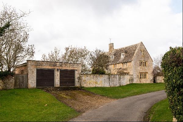 A beautiful edge of village stone built listed period house, with a garden approaching 0.5