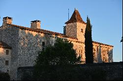 15th century castle classified MH, Renaissance jewel in Quercy