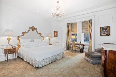 This elegant suite at The Plaza, a New York's most Iconic French Renaissance Chateau situa