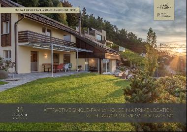 ATTRACTIVE SINGLE-FAMILY HOUSE WITH PANORAMIC VIEWS in BALGACH, SWITZERLAND