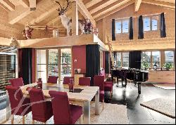 Luxury Chalet with 7 bedrooms and an apartment in Oeschseite