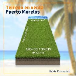 5044- Land lot for sale in Bahía Petempich, 