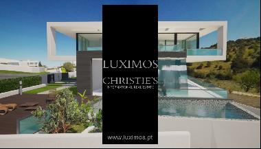 3 bedroom villa, with sea view, under construction, in Porto de Mós, Algarve
