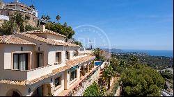 Enchanting Villa in Raco de Galeno with Panoramic Sea Views, Benissa 03720