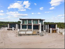 Mid-Century-Inspired Contemporary Build in Gated Beachfront Community