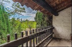 Stone house with views