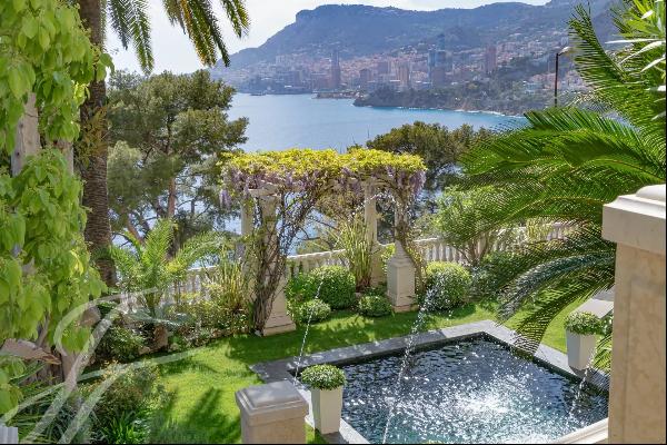 Roquebrune Cap Martin -  luxury villa 5 bedrooms with panoramic sea view - pool - large ga