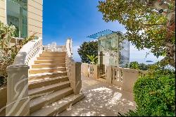 Roquebrune Cap Martin -  luxury villa 5 bedrooms with panoramic sea view - pool - large ga