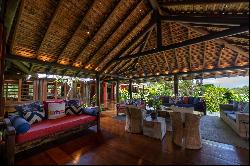 Beach front house surrounded by nature