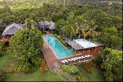 Beach front house surrounded by nature