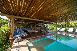 Beach front house surrounded by nature