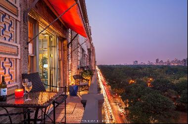 Stunning Pre-War Central Park West Residence with Unmatched Park Views and a Private Terra