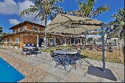 House standing on the sand at Praia do Canto