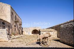 Ancient Sicilian farmhouse from the 1800s