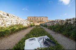 Ancient Sicilian farmhouse from the 1800s