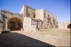 Ancient Sicilian farmhouse from the 1800s