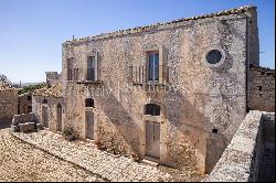 Ancient Sicilian farmhouse from the 1800s