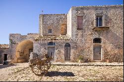 Ancient Sicilian farmhouse from the 1800s