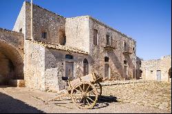 Ancient Sicilian farmhouse from the 1800s