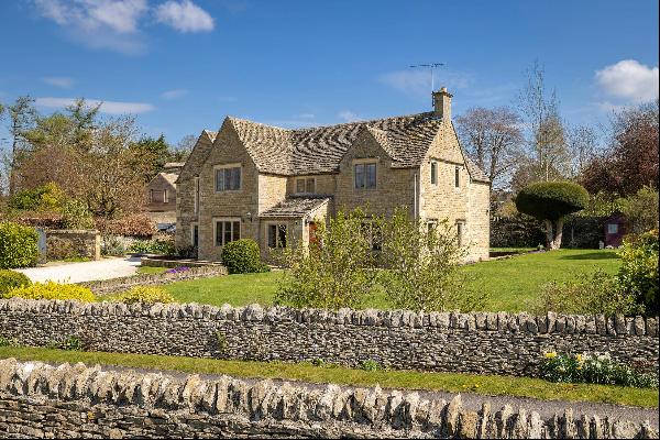 An impressive detached Cotswold stone home with the finest far reaching Cotswolds views
