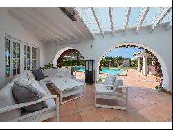 Ibiza style villa with fantastic views in Sol de Mallorca
