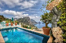Villa 4 Imperatori with marvelous view at Capri