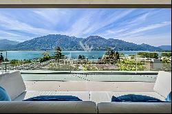 Minusio: elegant design and luxury duplex penthouse for sale on Lake Maggiore with fantas