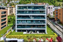 Minusio: elegant design and luxury duplex penthouse for sale on Lake Maggiore with fantas