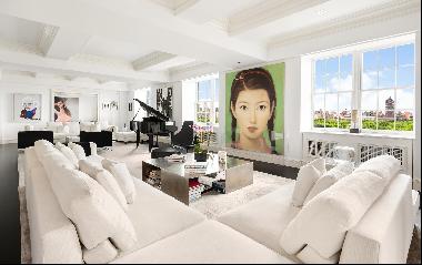 Elegance surrounds you in this expansive full-floor 7/8 bedroom, 9.5 bathroom masterpiece 