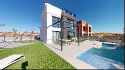 Modern villa with sea and Bonalba golf views