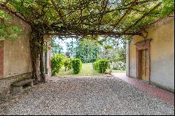 Elegant wing of a historic villa in northern Italy