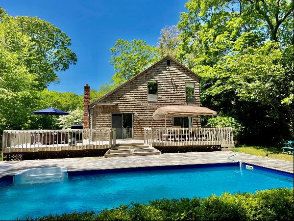 Tucked away saltbox with a pool available to rent June $18,000, or Septmber 4th- October 4