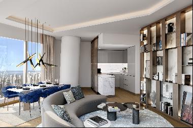 City Views Luxury Apartment in Modern Uptown Dubai Residence
