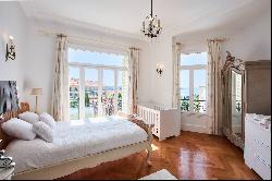 Luxury Belle Epoque villa in the heart of Villefranche sur Mer, sea view.