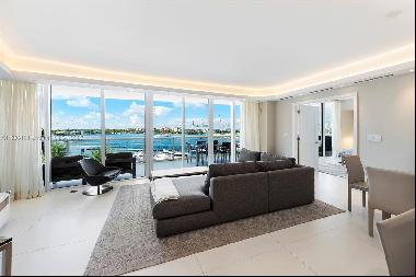 Enjoy incredible water views and Miami city skyline views from 804 at Murano Grande, locat
