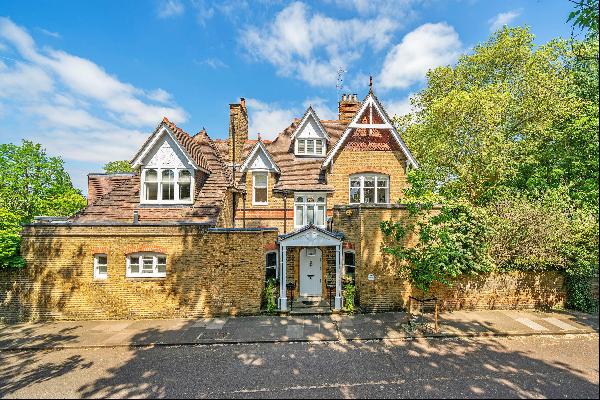 A majestic seven bedroom period house with fine views of Barnes Common, with benefits incl