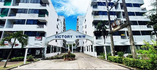 Beachfront Studio condo floor 6, with sea view at Victory View Condo.
