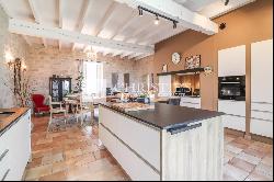 Superb Farmhouse set in 7 acres, with indoor heated pool and incredible views, close to A