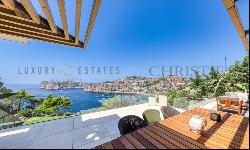 New construction designer villa in Port Andratx with sea view over Cala Llamp