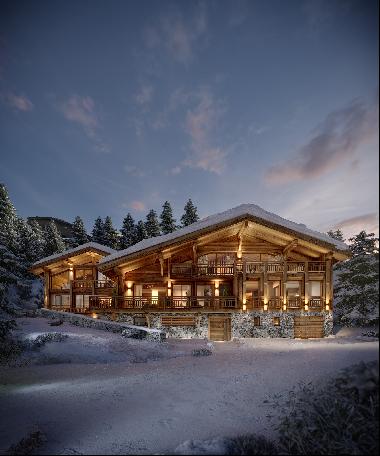 New prestigious chalet in the heart of Courchevel 1850