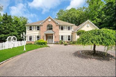 4 Splendid Acres! RUNNING BROOK is enchanting at every turn, from its circular drive, pick
