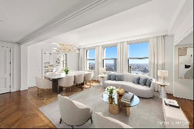 Discover an extraordinary, one-of-a-kind opportunity in Tribeca. The highest full-floor re