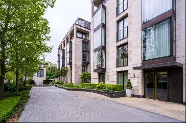 A contemporary duplex penthouse apartment in a luxury development in St John's Wood NW8.