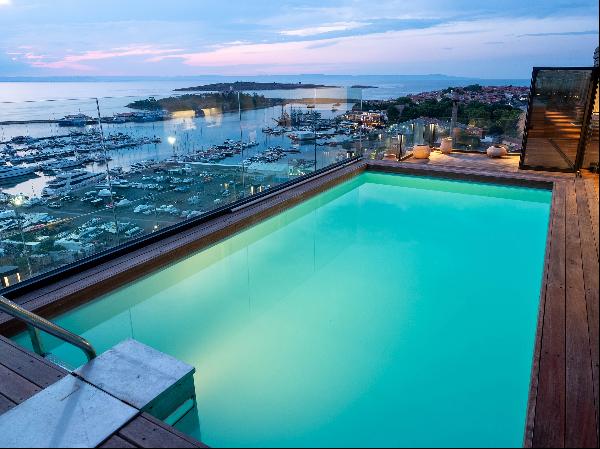One-of-a-kind penthouse with an infinity pool and a magnificent view in Sozopol