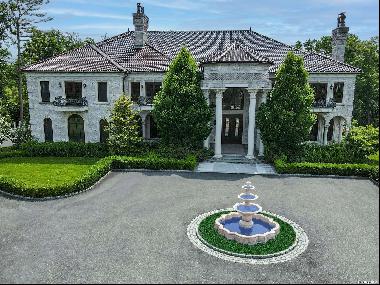 Old Brookville. This gated 3+ acre estate is not your everyday listing. Built for the luxu
