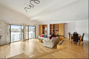 A two bedroom apartment with high ceilings throughout, in this bespoke building set on the
