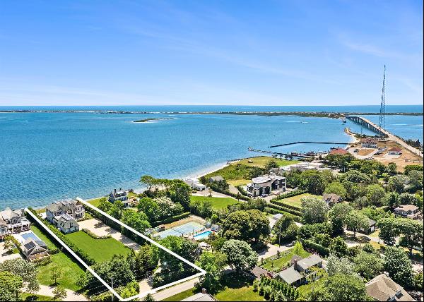 Welcome to the epitome of luxury living in Hampton Bays! This magnificent real estate prop