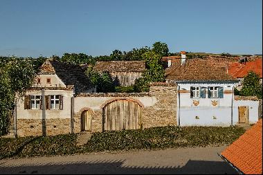 Set of traditional houses near Viscri