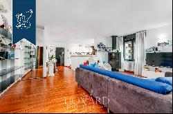 Luxury penthouse with a panoramic terrace for sale in Central Bergamo