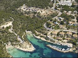 Front line building plot for sale in Sol de Mallorca, Calvia 07181